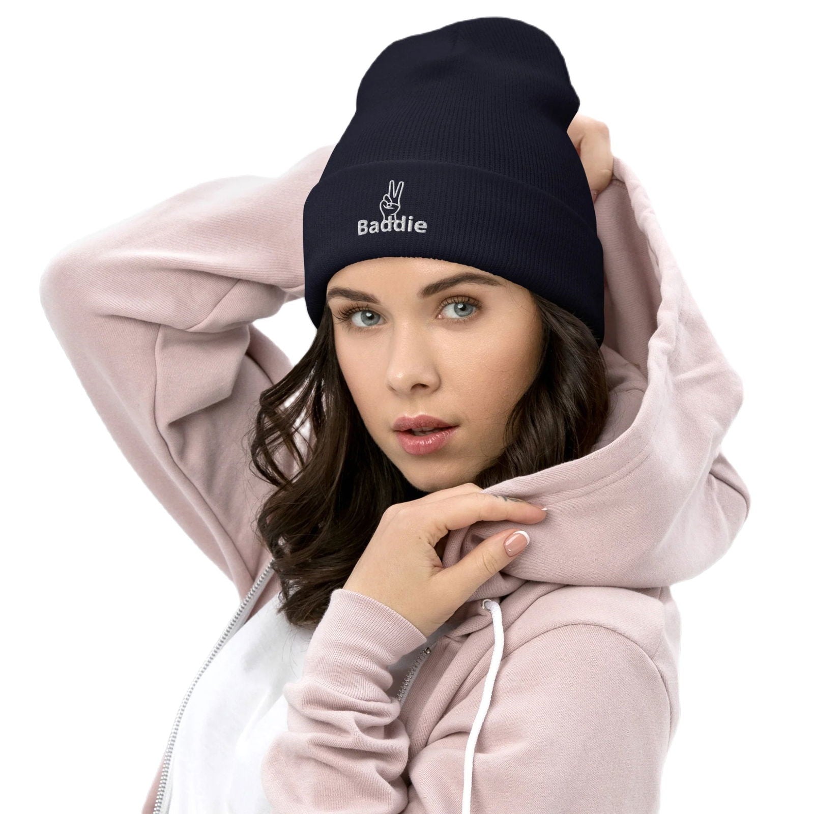 Baddie Cuffed Beanie - Baddie Designs