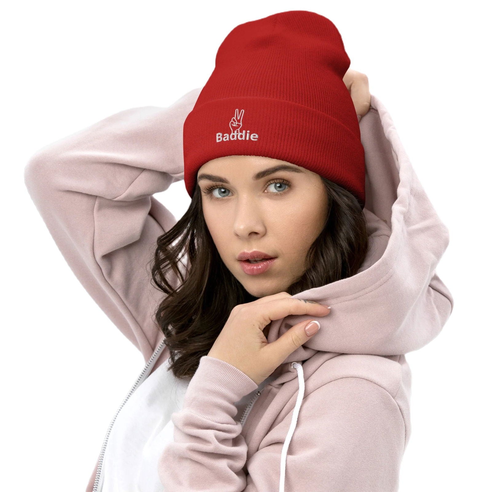 Baddie Cuffed Beanie - Baddie Designs