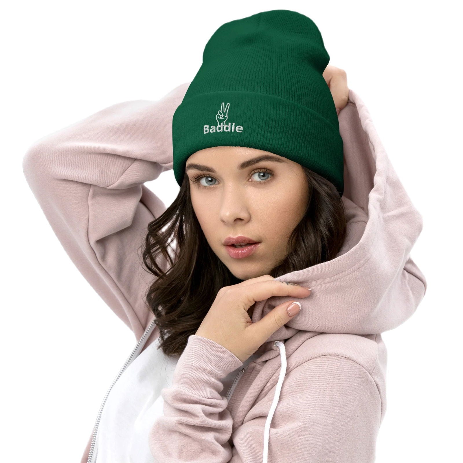 Baddie Cuffed Beanie - Baddie Designs