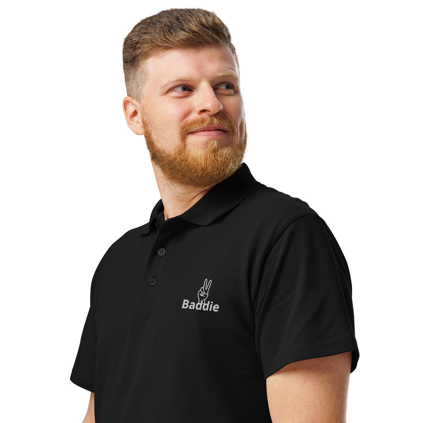 Baddie Premium pique polo shirt - Baddie Designs