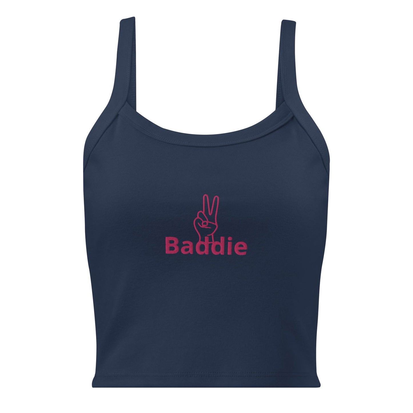 Baddie Women’s micro-rib tank top - Baddie Designs