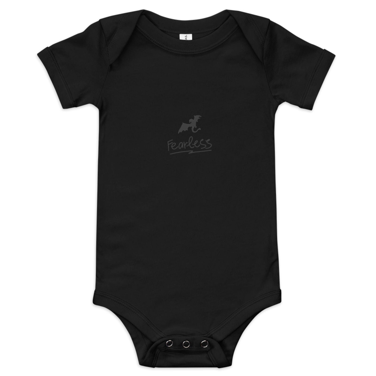 Baddie fearless Baby short sleeve one piece - Baddie Designs