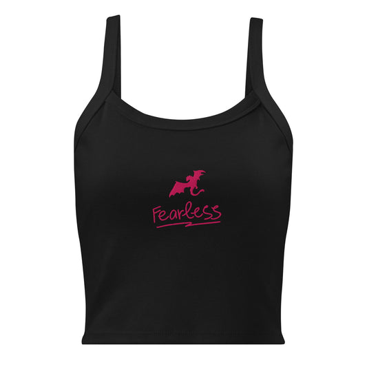 Baddie fearless Women’s micro-rib tank top - Baddie Designs
