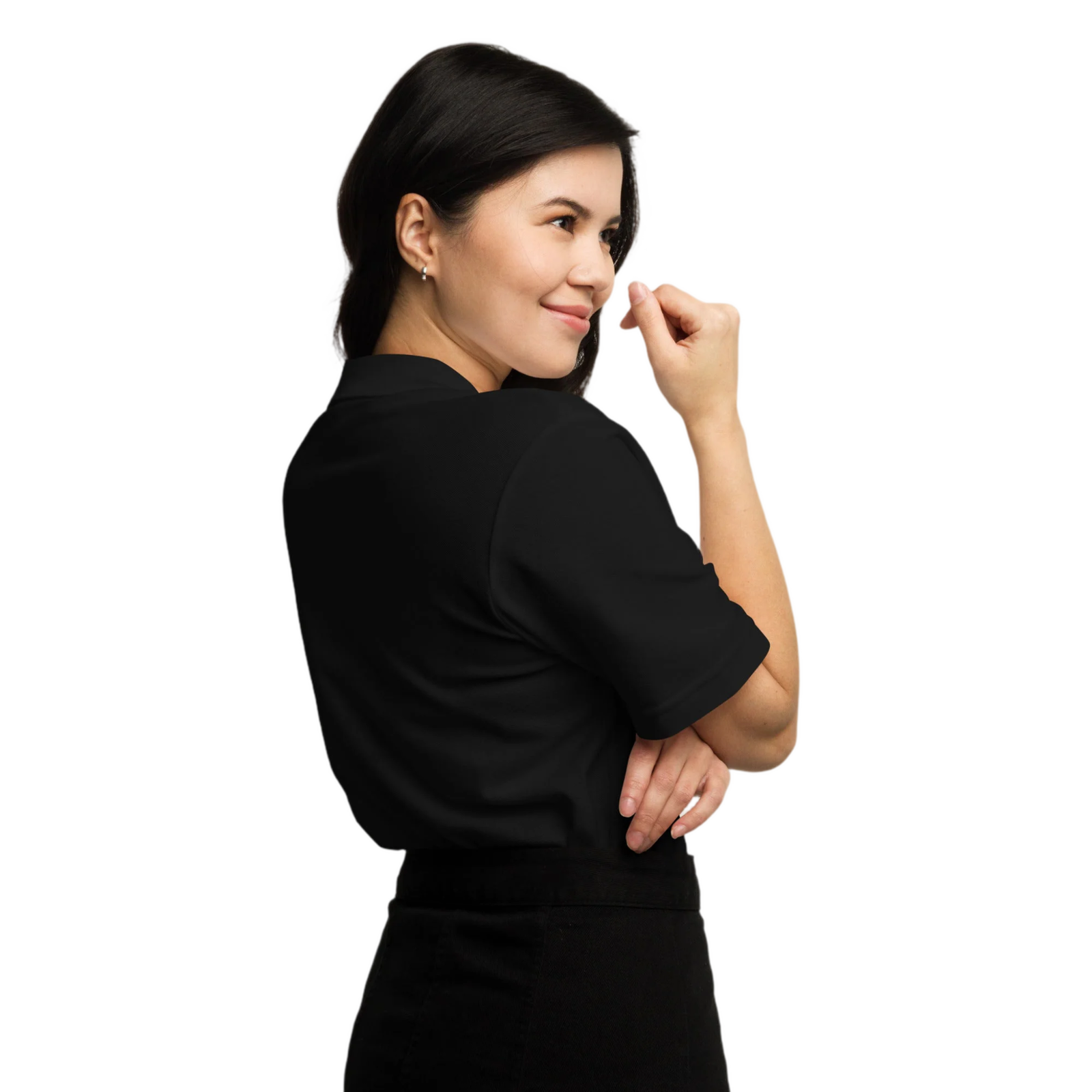 Baddie women pique polo shirt - Baddie Designs