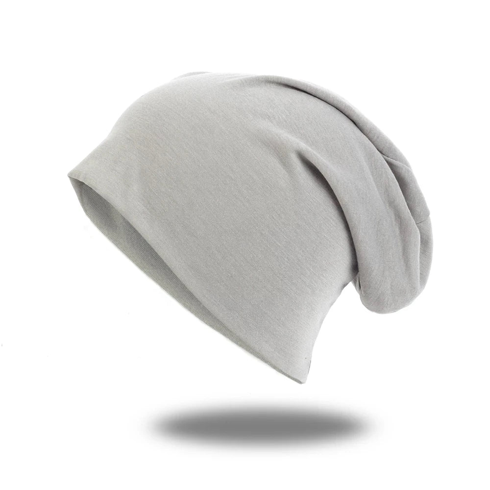 Solid Beanie Polyester Men/Women Unisex Beanies Caps Casual Beanie Hats For Women Skullies Beanies Thin Cap - Baddie Designs