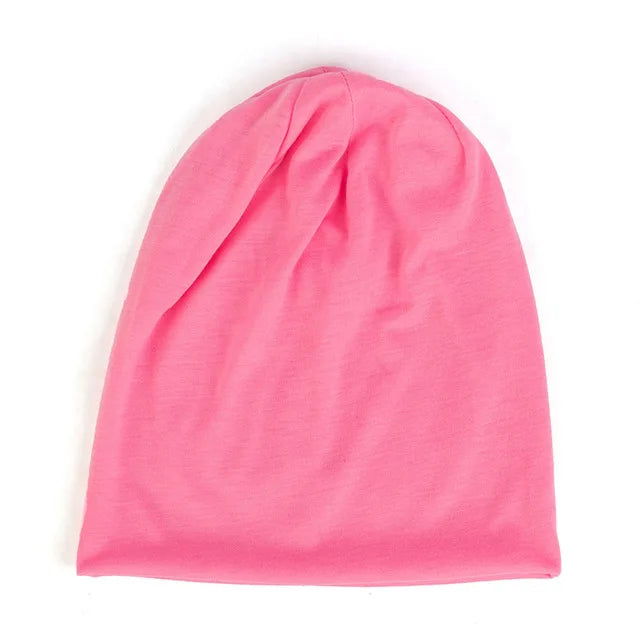 Solid Beanie Polyester Men/Women Unisex Beanies Caps Casual Beanie Hats For Women Skullies Beanies Thin Cap - Baddie Designs