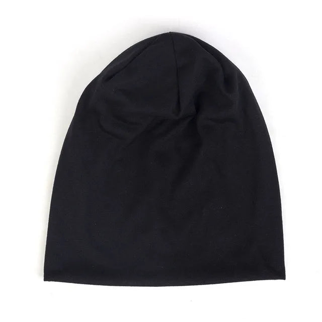 Solid Beanie Polyester Men/Women Unisex Beanies Caps Casual Beanie Hats For Women Skullies Beanies Thin Cap - Baddie Designs